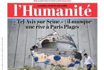 Bonne Nouvelle selon  Patrick Le Hyaric directeur Journal l’Humanité « pourrait  disparaître »