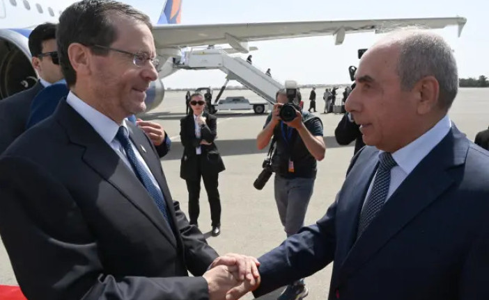 Le président israélien Isaac Herzog est en visite aujourd’hui en Azerbaïdjan