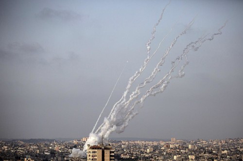 hamas fire rockets israel