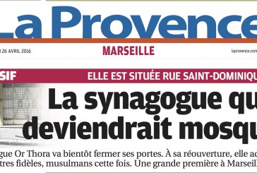 Marseille : une synagogue pourrait être transformée en mosquée