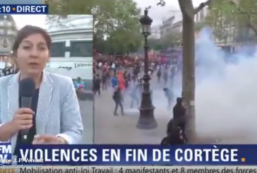 [Vidéo] Quand la journaliste de BFM raconte n’importe quoi : «Les CRS tirent à la kalachnikov sur les manifestants»