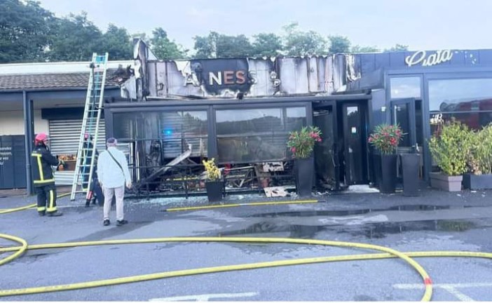 Alerte Info : Un incendie c’est déclaré à Saint Brice dans un restaurant  cacher , suite à 3 cocktails molotov lancés aujourd’hui à 6h du matin contre  un restaurant jouxtant le restaurant cacher …