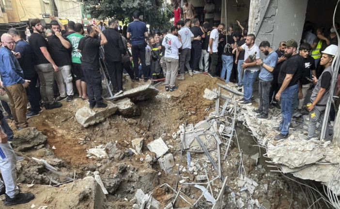 Israël en guerre : Tsahal frappe un entrepôt d’armes du Hezbollah dans le quartier de Dahiyeh à Beyrouth