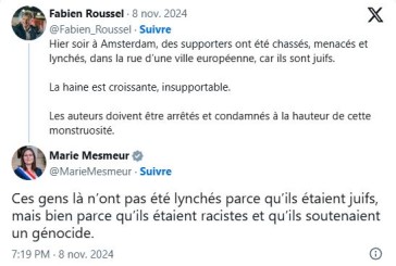 Israel Actualités : Amsterdam : le tweet de Marie Mesmeur député LFI provoque un tollé (et consterne à gauche)