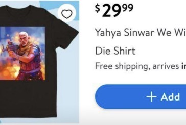 Israël en guerre : Walmart suscite l’indignation en vendant des tee-shirts à l’effigie de Yahya Sinwar et Hassan Nasrallah