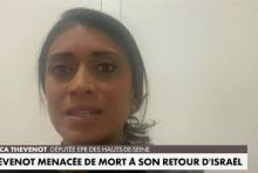 P. Thévenot et ses enfants ont été menacés de mort à la suite d’un tweet de Rima Hassan après son voyage en Israel.